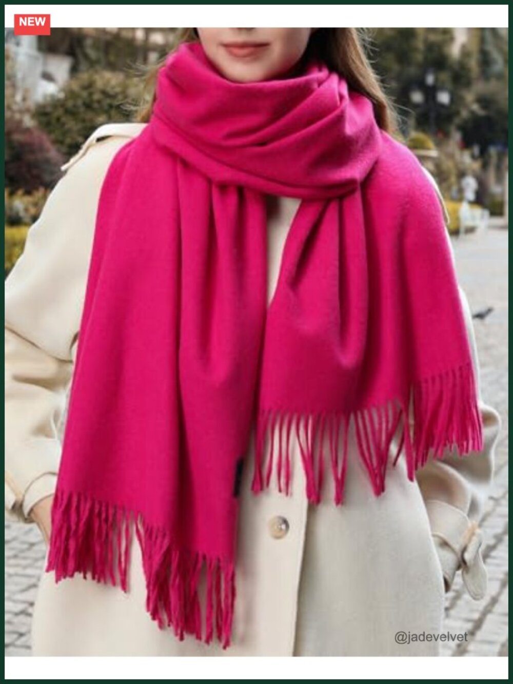 Women Pashmina Shawl Wrap Thicken Cashmere Touch Rayon Blend